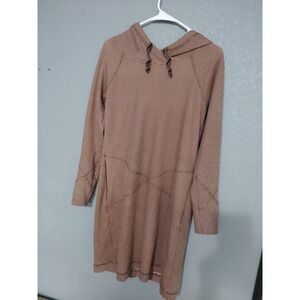 ROYAL ROBBINS Dress Waffle Knit Hooded Long Sleeve Trail Outdoor Knit S Thermal